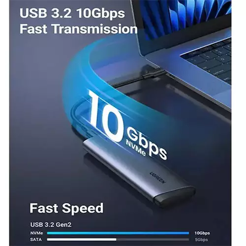 UGREEN CM767 (35267) M.2 NVMe SSD Enclosure - 1