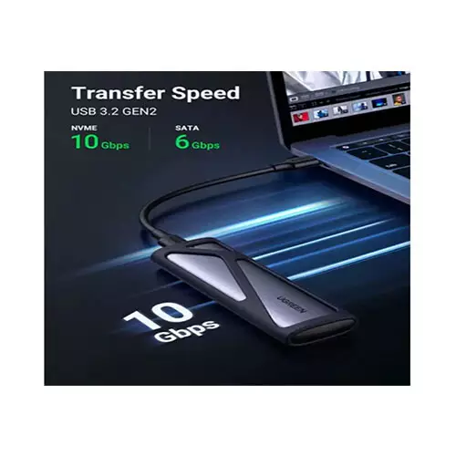 UGREEN CM400 M.2 Gen 2 SATA and NVMe SSD Enclosure -90264 - 2
