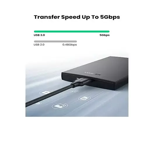 UGREEN CM237 2.5" SATA USB 3.0 Hard Disk Enclosure -60353 - 0