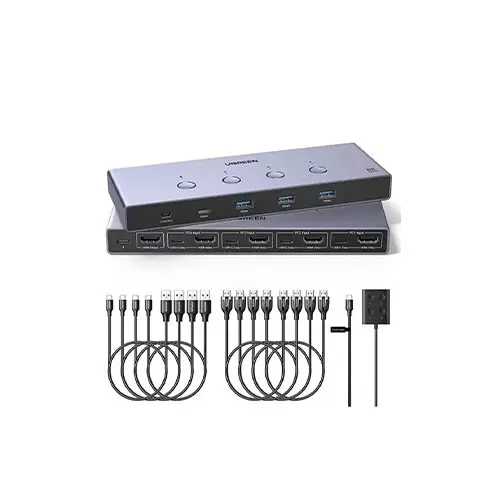 UGREEN AK701 (55397) 4 In 1 Out HDMI KVM Switch - 1
