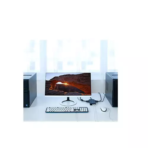 UGREEN CM595 -30357 2-Port USB KVM Switch Box - 1