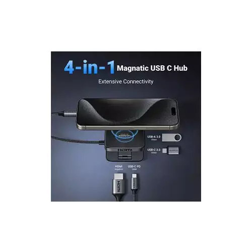 UGREEN CM801 Multifunction 4-in-1 USB-C Hub- (35590) - 2