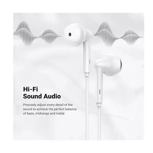 UGREEN EP101 (60700) White Wired Type-C Earphone - 1
