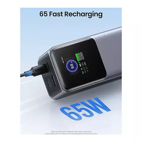 UGREEN PB723 (55365B) 130W Fast Charging Power Bank with Built-in Cable - 1