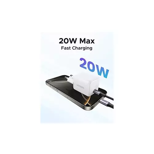 UGREEN X512 20W USB-C GaN Fast Charger - EU (55554) - 2