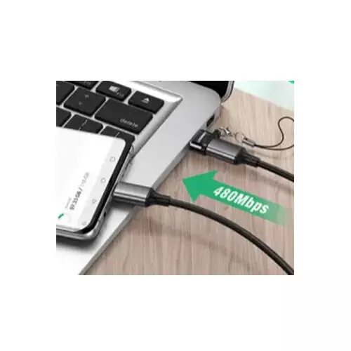 UGREEN US280 USB A to USB C Adapter - Black - 1