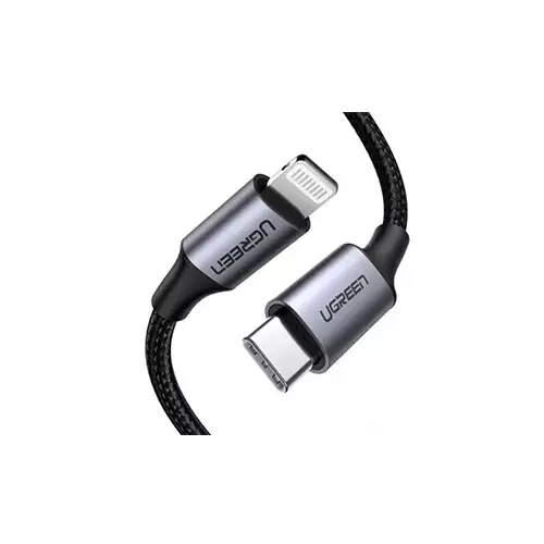 UGREEN US304 1.5m Black USB Type C to Lightning MM Cable