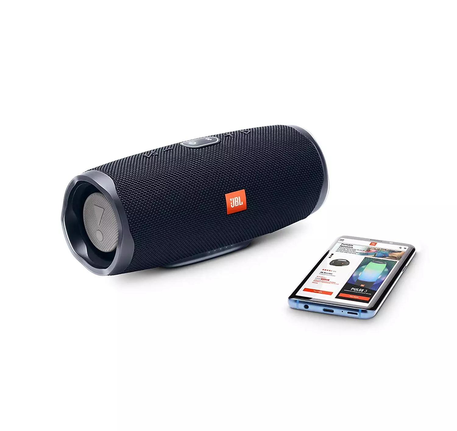JBL Charge 4 Waterproof Portable Bluetooth Speaker -Black - 1