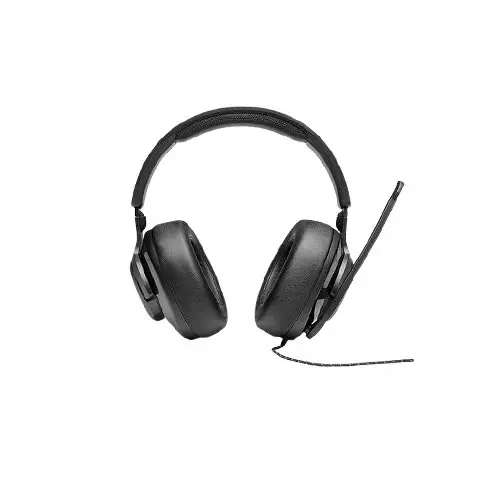 JBL Quantum 300 Wired Over-Ear Gaming Black Headset with Microphone - 1
