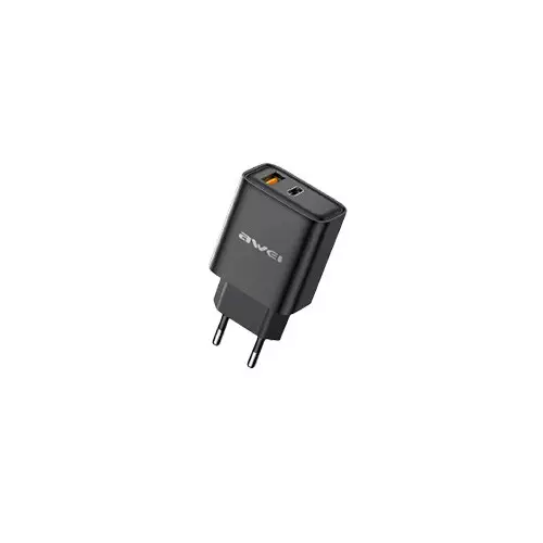 Awei PD81T-EU 22.5W GaN Fast Charger with TYPE-C Cable - 1