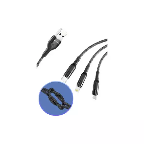 AWEI CL-975  3in1 USB-C / Lightning / Micro Cable - 2