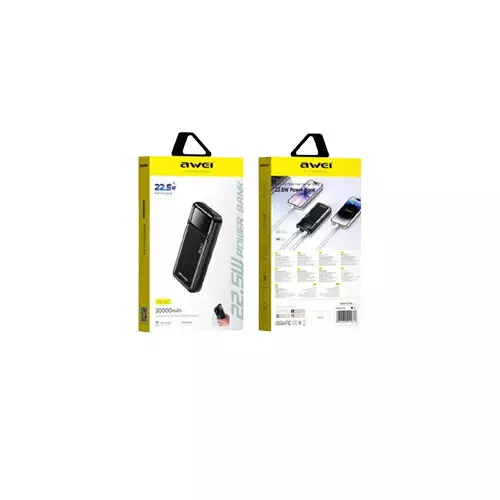 Awei PA‑92 20000mAh 22.5W Power Bank - 1