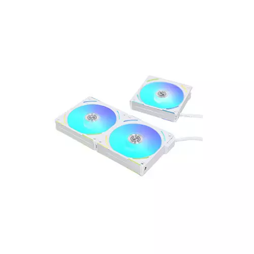 Lian Li UNI FAN AL 120 V2 120mm ARGB White Triple Pack Case Fan - 3