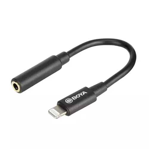 BOYA BY-K3 3.5MM TRRS TO LIGHTNING AUDIO ADAPTER - 2