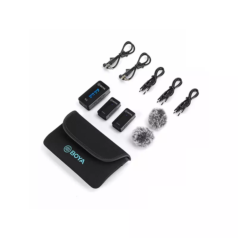 BOYA BY-XM6-S2 MINI ULTRA COMPACT 2.4GHZ WIRELESS MICROPHONE SYSTEM - 2