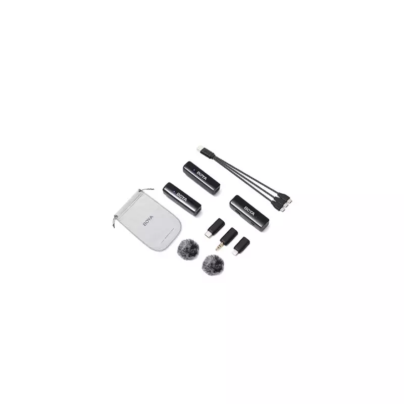 Boya BOYALINK A2 All-In-One Mini 2.4GHz Wireless Microphone - 2
