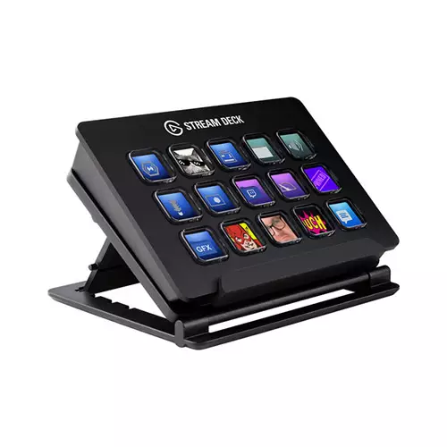 Elgato Stream Deck - Live Content Creation Controller with 15 Customizable LCD Keys, Adjustable Stand - 2