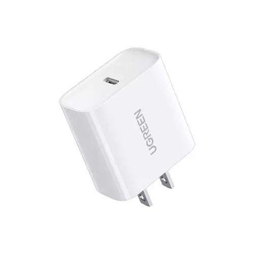 UGREEN CD137 20W PD USB-C WHITE WALL CHARGER - 1