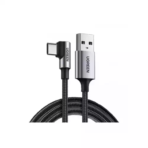 UGREEN US284 (50941) Right Angle USB-A to USB-C Cable 1m (Space Gray)
