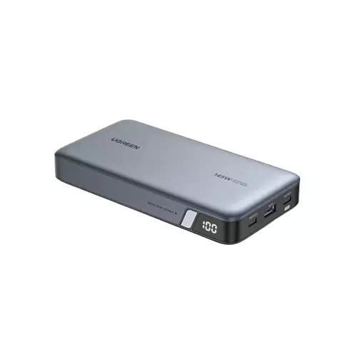 UGREEN 145W POWER BANK 25000MAH PORTABLE CHARGER USB C 3-PORT PD3.0 BATTERY PACK DIGITAL DISPLAY