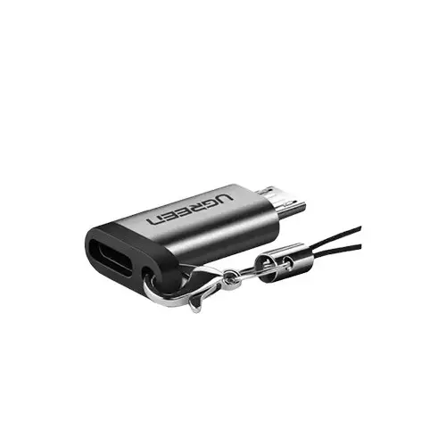 UGREEN US282 Type-C Female to Micro USB Male Gray Adapter - 1