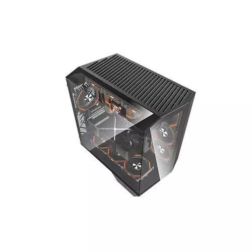 Aigo Darkflash DY470 ATX Gaming PC Case - 1