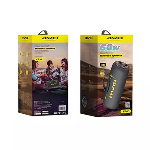 Awei KA10 60W Wireless RGB Outdoor Portable Speaker - 1