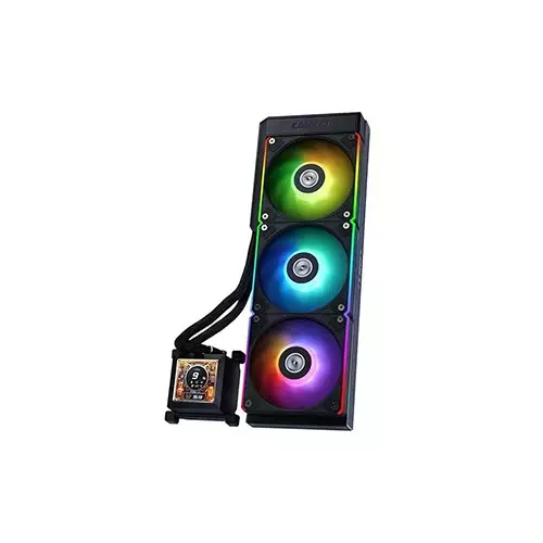 Lian Li HydroShift LCD 360R ARGB LCD Display AIO Liquid CPU Cooler (Black) - 1