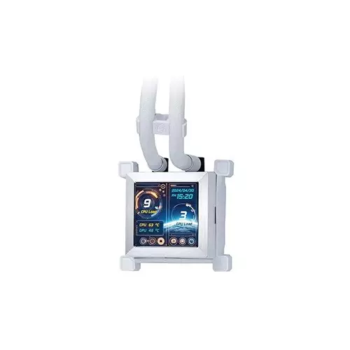 Lian Li HydroShift LCD 360R ARGB LCD Display AIO Liquid CPU Cooler (White) - 2