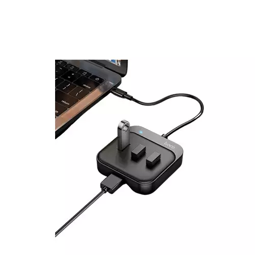 Hoco HB31 4-in-1 USB to 1xUSB3.0 & 3xUSB2.0 Converter - 1