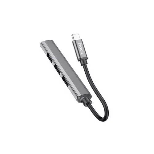 Hoco HB26 4 in 1 Type-C To USB Mini Adapter Hub - 1
