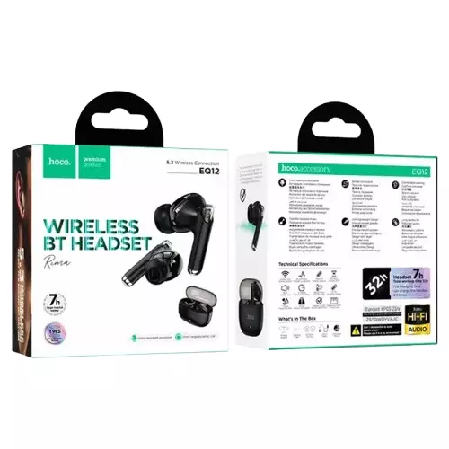 Hoco EQ12 Rima Bluetooth Wireless Earbuds - 3