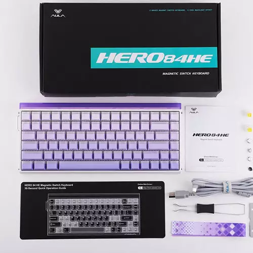 AULA HERO84 HE 75% Wired Magnetic Gaming Keyboard - 1