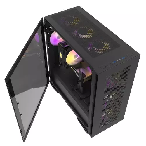 Aigo Darkflash DLS 480 Luxury ATX 4 Fan PC Case - 2