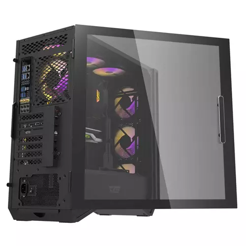 Aigo Darkflash DLS 480 Luxury ATX 4 Fan PC Case - 3