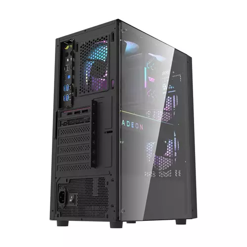AIGO DARKFLASH A290 TEMPERED GLASS ATX CASE (BLACK) - 2