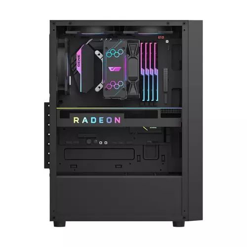 AIGO DARKFLASH A290 TEMPERED GLASS ATX CASE (BLACK) - 6