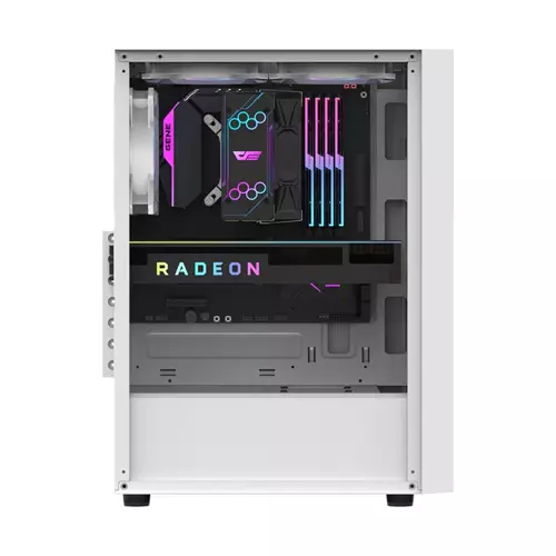 AIGO DARKFLASH A290 TEMPERED GLASS ATX CASE (WHITE) - 3