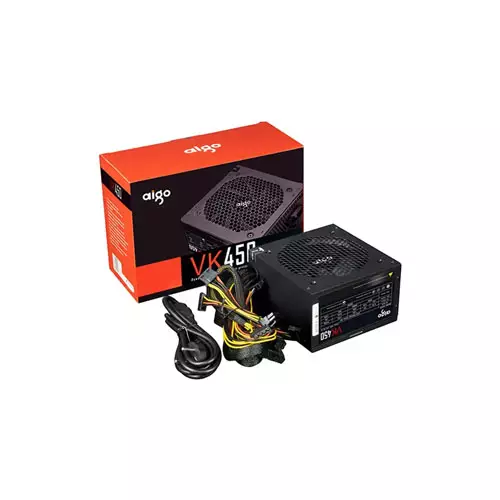 AIGO DARKFLASH VK450-450WATT BLACK POWER SUPPLY - 1