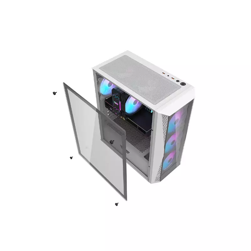 AIGO DARKFLASH DK352 ATX MESH CASE - 6