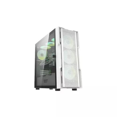 Aigo Darkflash DK431 ATX Gaming Case (White)