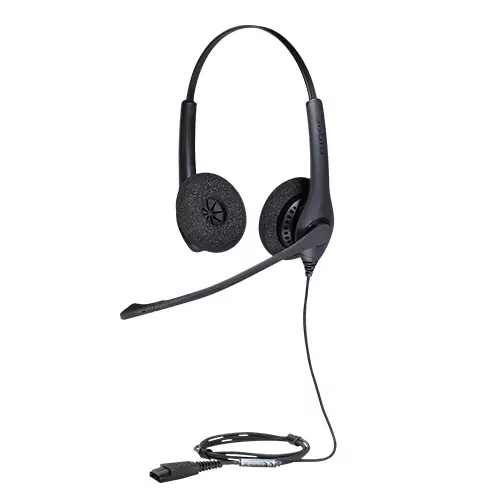 JABRA BIZ 1500 DUO USB DUAL EAR HEADPHONE (BLACK) - 1