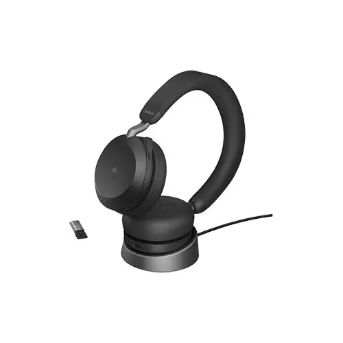 JABRA EVOLVE2 75 DUO BLUETOOTH LINK380A/LINK380C WITH CHARGING STAND HEADSET - 2