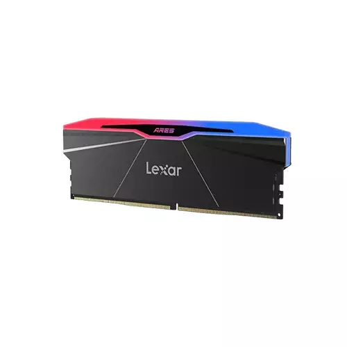 Lexar ARES 16GB 2nd Gen DDR5 6000MHz CL28 Single Stick RGB Desktop RAM - 1