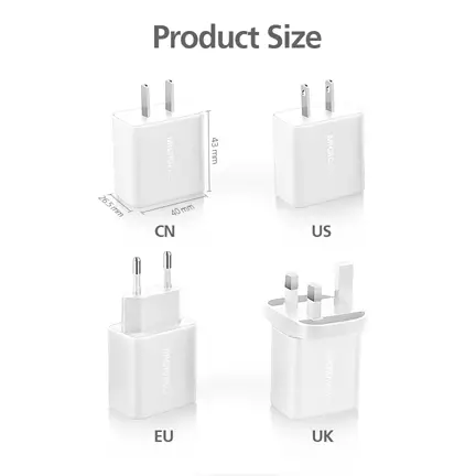 Micropack MWC-233PD PD30W Fast Charging Dual Ports Wall Charger - 0