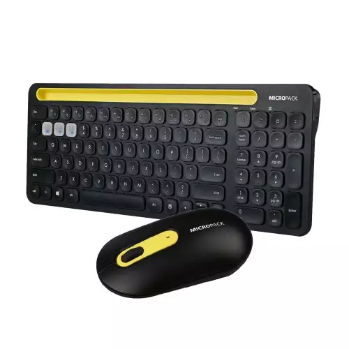 Micropack KM-238W Antibacterial Keyboard & Mouse Wireless Combo - 1