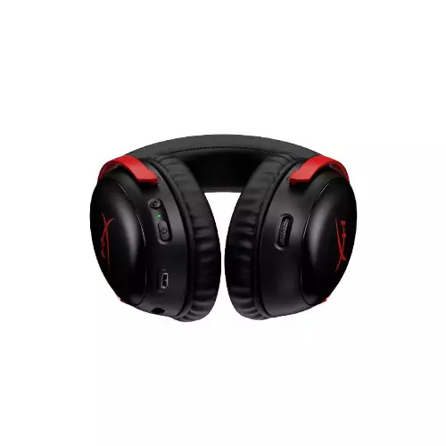 HyperX Cloud III Wireless Gaming Headset - Black-Red - 3