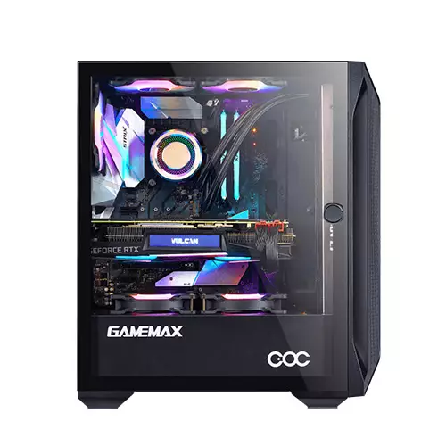 GameMax Brufen C1 Mid Tower Gaming Case black - 2
