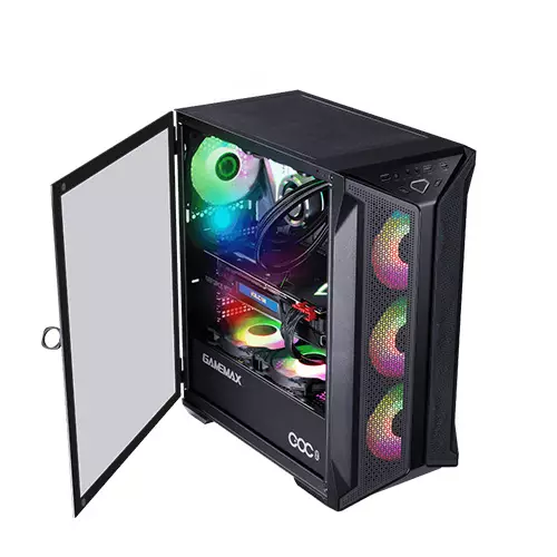 GameMax Brufen C1 Mid Tower Gaming Case black - 3