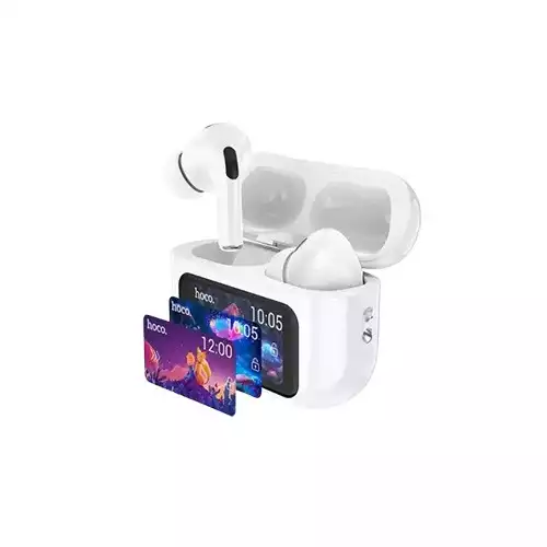 Hoco EW72 ANC TWS Bluetooth Earbuds with HD Display (White)